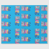 Papier d'emballage - Cadeau pour infirmière (Plat)