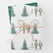Papier d'emballage Casse-Noisette - Pastel et Fest (En situation)