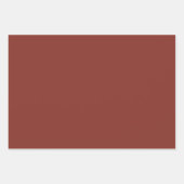 Papier d'emballage chic et rustique en brique (Devant)