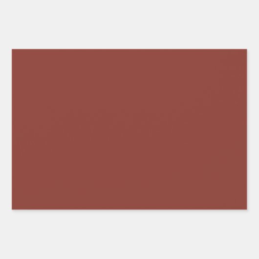 Papier d'emballage chic et rustique en brique (Devant)