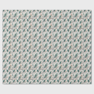 Papier d'emballage Chouette Emballage cadeau d'a