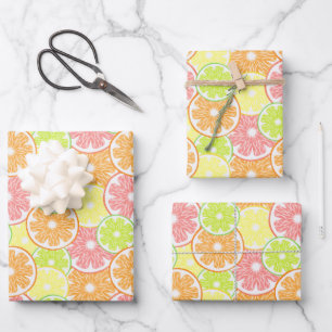 Papier d'emballage Citron, Emballage Cadeau de Fru