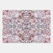 Papier d'emballage : Collage de fleurs de cerises (Devant 2)