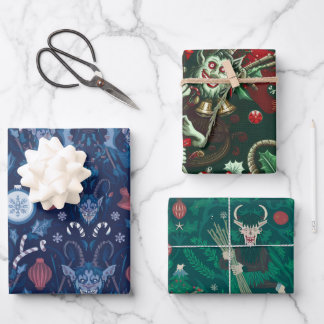 Papier d'emballage Collection Krampus | Vacances S