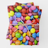 Papier d'emballage couleur bonbon (En situation)