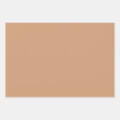 Papier d'emballage couleur café (Devant)