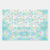 Papier d'emballage couleur pastel Donuts (Devant 3)