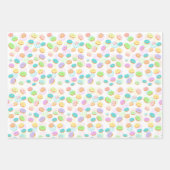 Papier d'emballage couleur pastel Donuts (Devant)