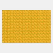 papier d'emballage d'anniversaire vert jaune (Devant 3)