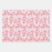 Papier d'emballage d'aquarelle pour bébé fille (Devant 2)