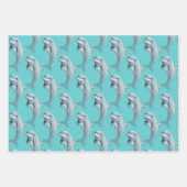 Papier d'emballage Dauphins (Devant)
