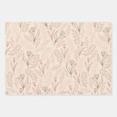 Papier d'emballage d'automne - Feuille plate de 3 (Devant 3)