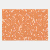 Papier d'emballage d'automne - Feuille plate de 3 (Devant)