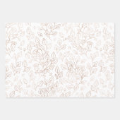 Papier d'emballage d'automne série de 3 feuilles (Devant 3)