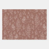 Papier d'emballage d'automne série de 3 feuilles (Devant 2)