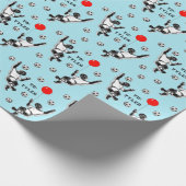 Papier d'emballage de cadeau d'anniversaire de foo (Coin)