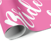 Papier d'emballage de cadeau de mariage de Fête de (Coin rond)