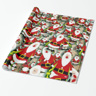 Papier d'emballage de cadeau de Noël