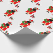 Papier d'emballage de cadeau de Santa mexicain (Coin)