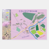 Papier d'emballage de carte écossais (Devant 2)