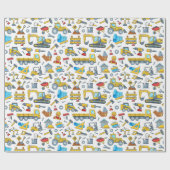 Papier d'emballage de construction, cadeau d'anniv (Plat)