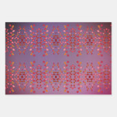 Papier d'emballage de feuille d'or de prune moutar (Devant)