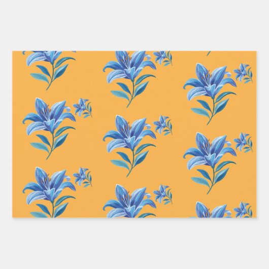 Papier d'emballage de fleurs (Devant)