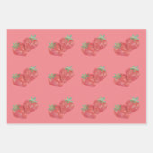 Papier d'emballage de fraises (Devant 3)