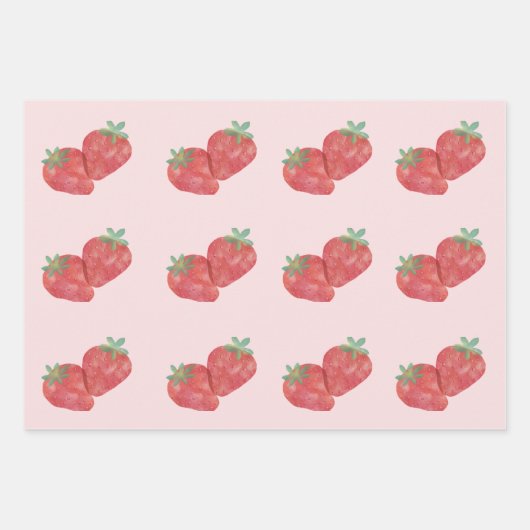Papier d'emballage de fraises (Devant)