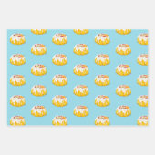 Papier d'emballage de gâteau de Noël bundt  (Devant 3)