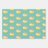 Papier d'emballage de gâteau de Noël bundt  (Devant 2)