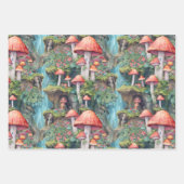 Papier d'emballage de la forêt de champignons (Devant 2)