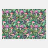 Papier d'emballage de la forêt de champignons (Devant)