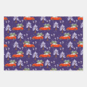 Papier d'emballage de l'arbre de Noël Jeu de 3 (Devant)