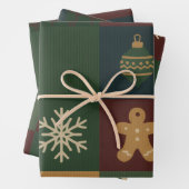 Papier d'emballage de Noël (En situation)