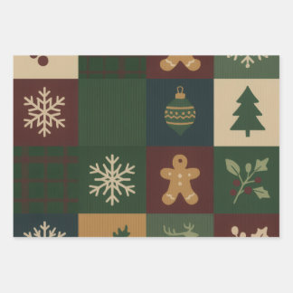 Papier d'emballage de Noël