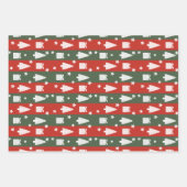 Papier d'emballage de Noël à feuille plate (lot de (Devant)