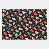 Papier d'emballage de Noël adorable chaton (Devant)