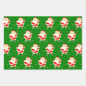 Papier d'emballage de Noël de golf (Devant 3)