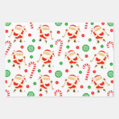 Papier d'emballage de Noël de golf (Devant 2)