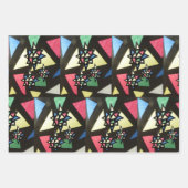 Papier d'emballage de Noël motif vitrail (Devant)