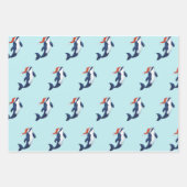 Papier d'emballage de Noël Orca (Devant 2)