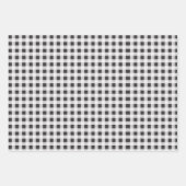 Papier d'emballage de Noël photo moderne  (Devant 3)