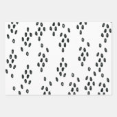 Papier d'emballage de Noël photo moderne  (Devant 2)