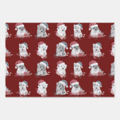 papier d'emballage de noël pour amoureux des anima (Devant 2)