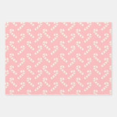 Papier d'emballage de Noël rose moderne (Devant 3)
