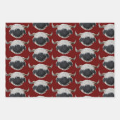 Papier d'emballage de Noël Valais Blreconnaît (Devant 3)