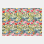 Papier d'emballage de pavots (Devant 3)