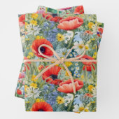 Papier d'emballage de pavots (En situation)