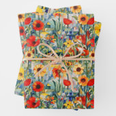 Papier d'emballage de pavots (En situation)